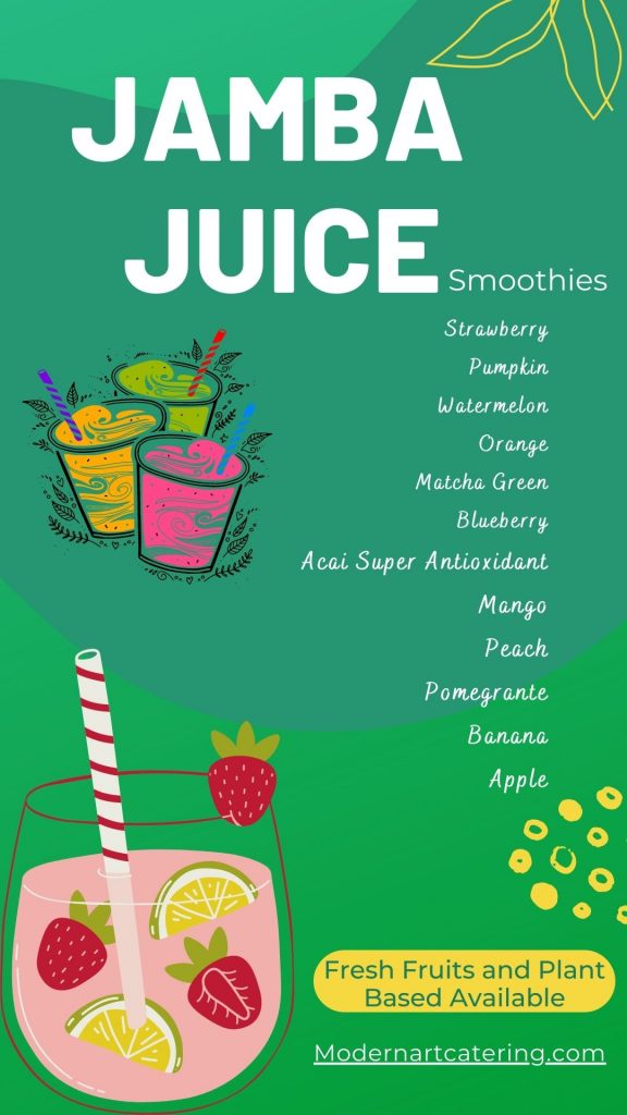 Jamba Juice Smoothies Flavor