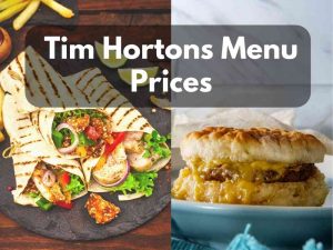 Tim Hortons Menu Prices