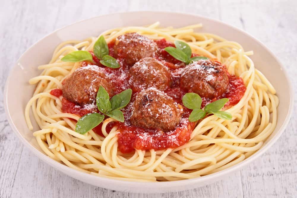 Olive Garden Meatballs spaghetti
