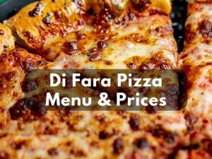 Di Fara Pizza Menu & Price