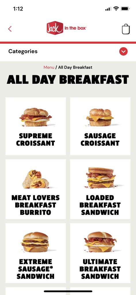 Jack in The Box All Day Breakfast