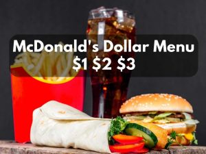McDonald's $1 $2 $3 Dollar Menu