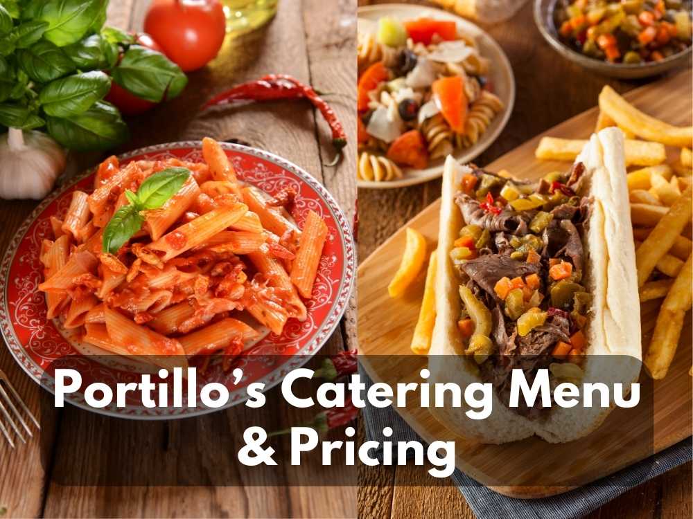 Portillo’s Catering Menu & Pricing in 2023 Modern Art Catering