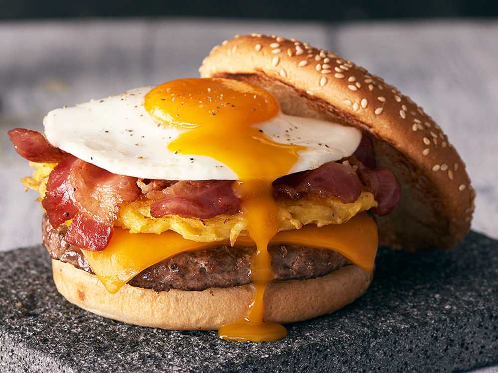 Carls Jr Breakfast Burger
