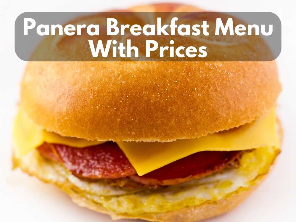 Panera Breakfast Menu With Prices 